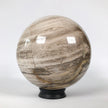 Wonderful Petrified Wood Sphere on a Custom Stand PS 531