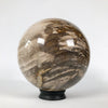 Wonderful Petrified Wood Sphere on a Custom Stand PS 531