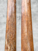 Pair of Natural Tusks on Stand – Rustic Bone Sculpture, Tribal-Inspired Decor, Earthy Accent - Tusk,A/052