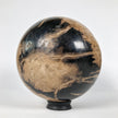 Wonderful Petrified Wood Sphere on a Custom Stand PS 532