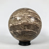 Wonderful Petrified Wood Sphere on a Custom Stand PS 526