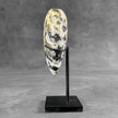 Wonderful Zebra Crystal Heart-Shaped on a custom stand CH/528