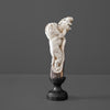 Small bone carving lion with rabbit carving 7P/120