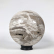 Wonderful Petrified Wood Sphere on a Custom Stand PS 533