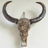 Real Carved Buffalo Skull 22/EX/364