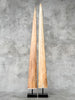 Pair of Natural Tusks on Stand – Rustic Bone Sculpture, Tribal-Inspired Home Decor - Tusk,A/049