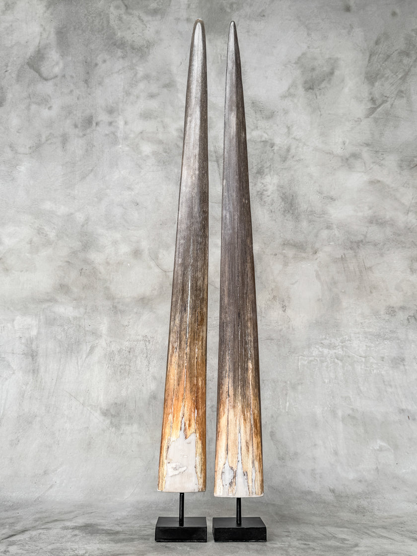 A Pair of Tusks on stand  | Tusk,A/049