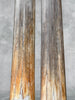 Pair of Natural Tusks on Stand – Rustic Bone Sculpture, Tribal-Inspired Home Decor - Tusk,A/049