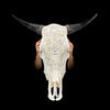 Bull Skull Carved Mandala Boho - Skull,A/149