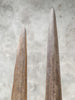 air of Natural Tusks on Stand – Rustic Tribal Decor, Bone Sculpture - Tusk,A/045