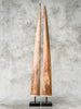 Pair of Natural Tusks on Stands – Organic Coastal Sculptures | Rustic Modern Home Accent | Sleek Earth-Inspired Display Pieces - Tusk,A/055