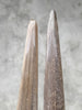 Pair of Natural Tusks on Stand – Rustic Bone Sculpture, Tribal-Inspired Home Accent - Tusk,A/051