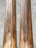 Pair of Natural Tusks on Stand – Tribal Bone Sculpture, Rustic Decor, Organic AccentTusk,A/044