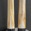 A Pair of Tusks on stand  21/EX/218: