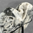 Wonderful Zebra Crystal Heart-Shaped on a custom stand CH/574