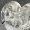 Wonderful Zebra Crystal Heart-Shaped on a custom stand CH/576