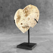 Wonderful White Druzy Crystal Sphere on a custom stand CH/578