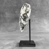 Wonderful Zebra Crystal Heart-Shaped on a custom stand CH/581