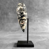 Wonderful Zebra Crystal Heart-Shaped on a custom stand CH/583