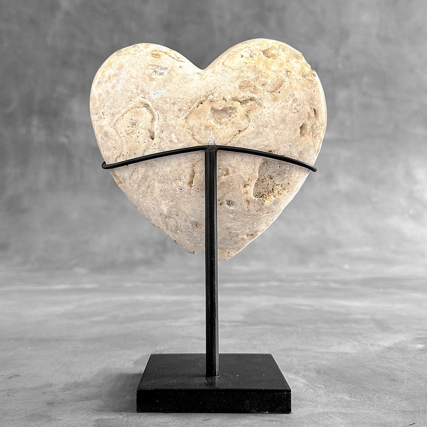 Wonderful White Druzy Crystal Sphere on a custom stand CH/586