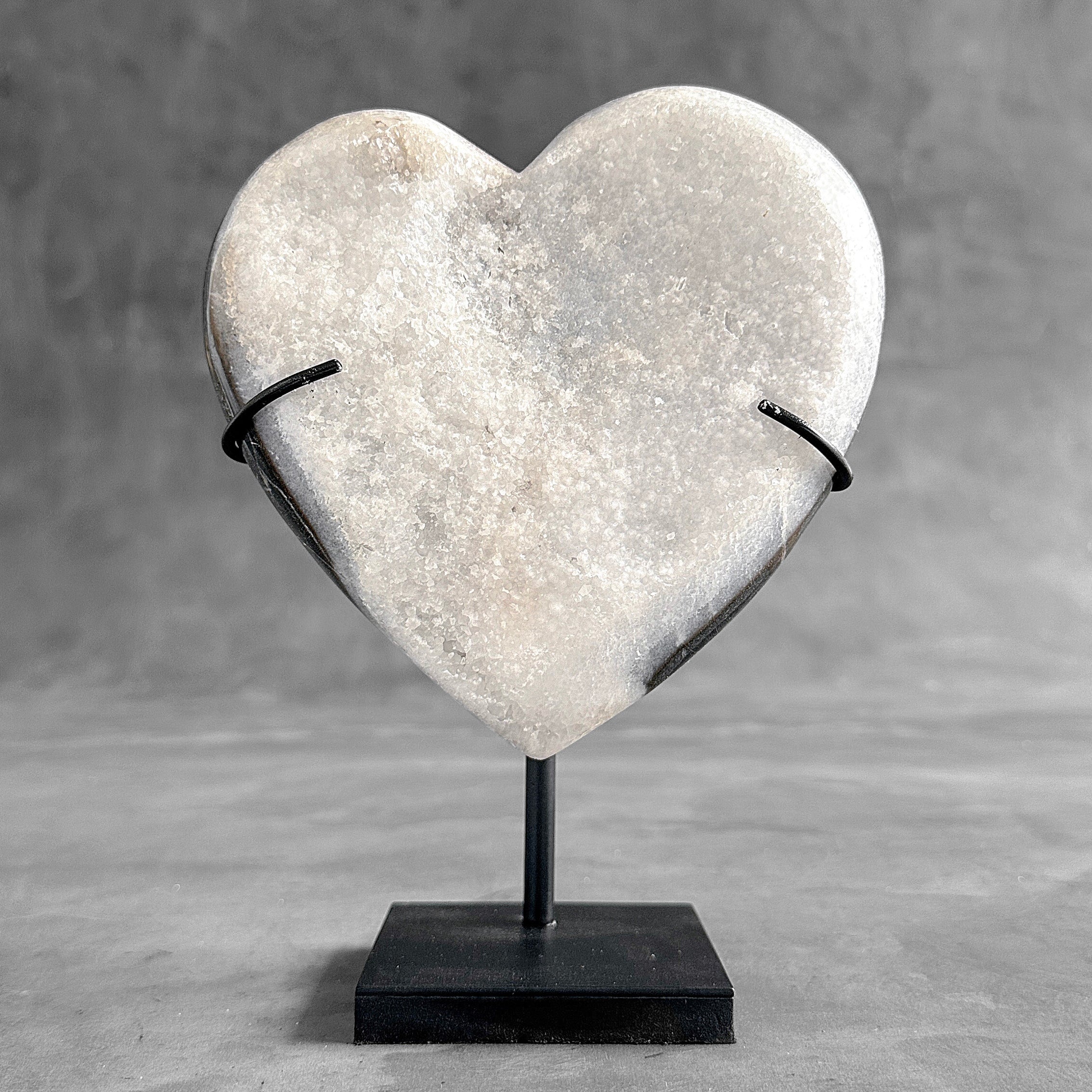 Stunning White Crystal Heart  CH/589