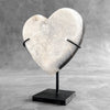 Stunning White Crystal Heart  CH/589