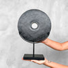Lava Stone disc full S  carving 9J/066