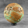 Wonderful Green Smithsonite Sphere on a Custom Stand PS 505