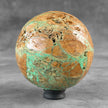 Wonderful Green Smithsonite Sphere on a Custom Stand PS 505