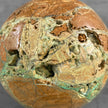 Wonderful Green Smithsonite Sphere on a Custom Stand PS 505