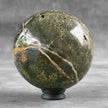 Wonderful Ocean Jasper Sphere on a Custom Stand PS/506