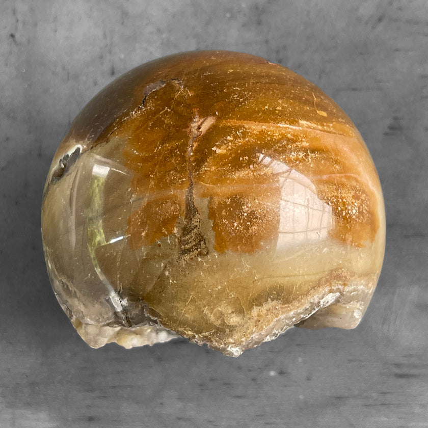 Stunning Yellow Crystal Sphere on a Custom Stand PS/510
