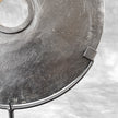 Lava Stone disc full S  carving 9J/066