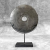 Lava Stone disc full S  carving 9J/066
