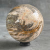 Wonderful Petrified Wood Sphere on a Custom Stand PS/516