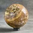 Stunning Yellow Crystal Sphere on a Custom Stand PS/521