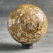 Stunning Yellow Crystal Sphere on a Custom Stand PS/521