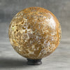 Stunning Yellow Crystal Sphere on a Custom Stand PS/521