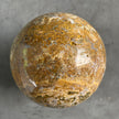 Stunning Yellow Crystal Sphere on a Custom Stand PS/521