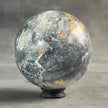 Wonderful Maligano Jasper Sphere on a Custom Stand PS/530