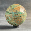 Wonderful Green Smithsonite Sphere on a Custom Stand PS/531