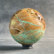 Wonderful Green Smithsonite Sphere on a Custom Stand PS/534