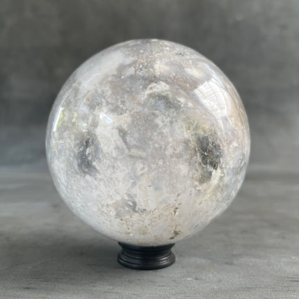 A Beautiful Lace Agate Sphere on a Custom Stand PS/545