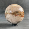 Wonderful Petrified Wood Sphere on a Custom Stand PS/536