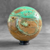 Wonderful Green Smithsonite Sphere on a Custom Stand PS 581