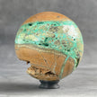 Wonderful Green Smithsonite Sphere on a Custom Stand PS 584