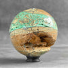 Wonderful Green Smithsonite Sphere on a Custom Stand PS 584