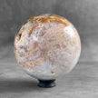 A Beautiful Lace Agate Sphere on a Custom Stand PS 585