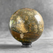 Maligano Jasper Sphere on Custom Stand – Polished Crystal Sphere, Natural Stone Decor, Unique Home Accent - PS 586