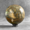Maligano Jasper Sphere on Custom Stand – Polished Crystal Sphere, Natural Stone Decor, Unique Home Accent - PS 586